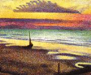 Georges Lemmen Beach at Heist oil on canvas